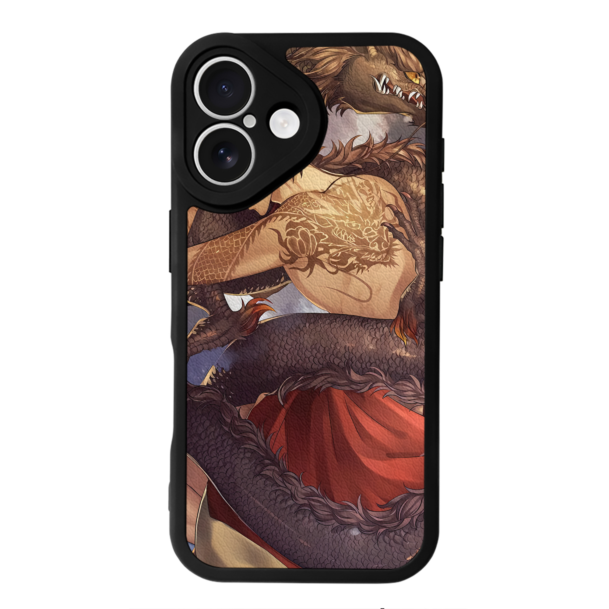 （画像用） 刀剣乱舞 Touken Ranbu 【iPhone 16シリーズ対応】シリコンスマホケース（レザー調） 材質：シリコン